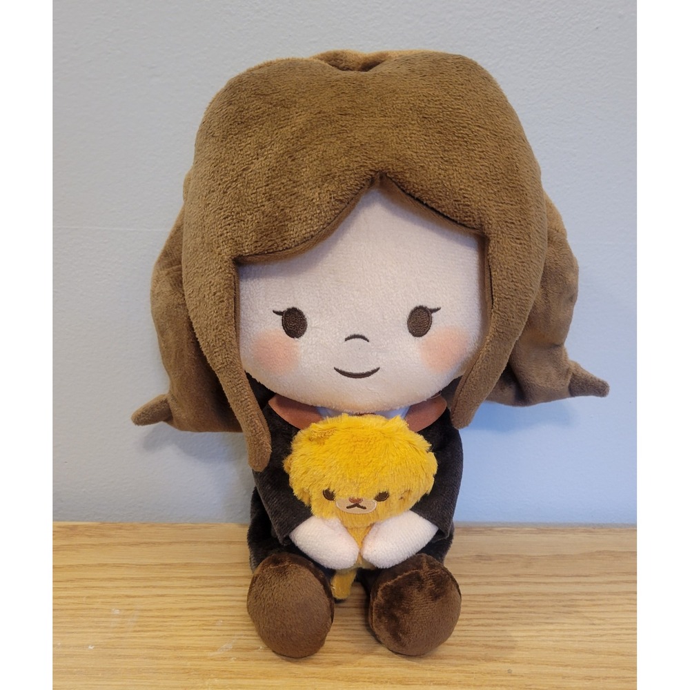 Just Play Harry Potter Hermione Granger Plush Sitting with Crookshanks 10.5 inch